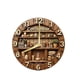 thumbnail image 3 of Reloj de pared redondo con diseño de taza de café y frijoles, silencioso y estético. 25 centímetros, 3 of 7
