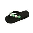 thumbnail image 3 of Xunlbb Women's Flip Flops Fashion Casual Summer Sandals New Beach Seaside Outdoor Wear Flower Bohemian Style Flip-Flops Vacation Holidays Sunshine Beach Footwear, 3 of 9