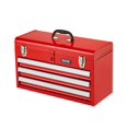 thumbnail image 1 of Caja de herramientas VEVOR Metal 52,07 cm con 3 cajones portátil roja, 1 of 9