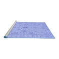 thumbnail image 2 of Ahgly Company Machine Washable Indoor Rectangle Oriental Blue Traditional Area Rugs, 3' x 5', 2 of 4