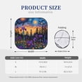 thumbnail image 3 of Picia Cosmic Irises At Twilight 2 Piece Car Windshield Sun Shade Foldable | Foldable Sun Shield for Front Window Blocks UV Rays and Keeps Your Vehicle Cool-Medium, 3 of 7