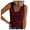 Tank 13#Red, variant on Womens Tank Tops V Neck Undershirt Sleeveless Button Down Casual Slim Fit Undershirt T Shirt Classic Outdoor Streetwear