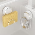 thumbnail image 1 of Suction Cup Hook Kitchen Storage Hook Sponge Storage Rack Bathroom Kitchen No Punching Required, 1 of 6
