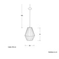 thumbnail image 3 of Lámpara de techo Otates - Café GAIA Otates, 3 of 5