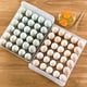 thumbnail image 5 of , Refrigerador de almacenamiento de huevos de doble capa, caja de huevos, rejilla, contenedor de huevos transparente, rendimiento finamente ajustado, 5 of 9