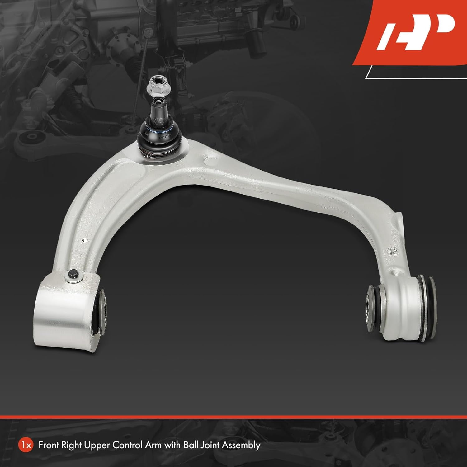 A-Premium Front Right Upper Control Arm, with Ball Joint & Bushing, Compatible with Chevy & GMC & Cadillac - 2019-2023 - Silverado 1500, Tahoe, Suburban & Sierra 1500, Yukon (XL) & Escalade (ESV)