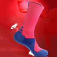 thumbnail image 4 of 1 par de calcetines deportivos para ciclismo para hombres y mujeres, calzado de bicicleta transpirable negro, 4 of 4