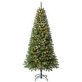 thumbnail image 1 of Home Heritage 7 Foot Brighampton Spruce Artificial Christmas Tree with LED Light, 1 of 8