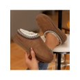 thumbnail image 4 of Women's Thickened Flat Slippers Platform Snow Boots - Warm, Anti-Slip Outdoor Winter, 4 of 9