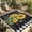Yellow Black, variant on Yellow Sunflower Outdoor Rug for Patio/Deck/Porch, Non-Slip Large Area Rug 6 x 9 Ft, Black Farm Oil Painting Retro Art Indoor Outdoor Rugs Washable Area Rugs, Reversible Camping Rug Carpet Runner