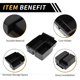 thumbnail image 4 of Bandejas organizadoras del consola central Unique Bargains para Jeep Wrangler JK JKU Rubicon Sport 2011-2018, bandeja de almacenamiento del reposabrazos, plástico negro, 4 of 6