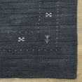 thumbnail image 6 of Rugsotic Carpets Hand Knotted Wool Area Rug 8'x10' Charcoal Contemporary Rectangle Indoor Rug for Living Room, Bedroom Antimicrobial L00520, 6 of 6