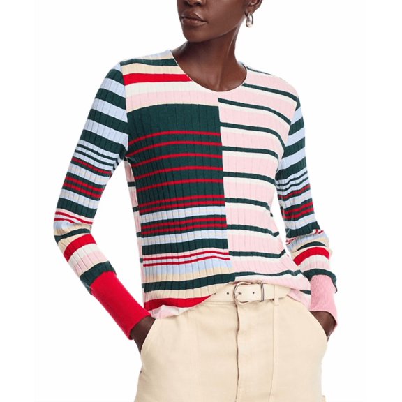 Aldo Martins Women's Striped Powder Teide Sweater, Medium