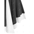 thumbnail image 4 of Tallas grandes Two Tone Empire Cintura Tish T Shirt Rosegal Mangas largas de talla grande, 4 of 5