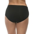 thumbnail image 3 of Felina Pima Cotton Hipster - Seamless Cotton Underwear for Women - Soft and Breathable Womens Underwear (Black, X-Large), 3 of 4