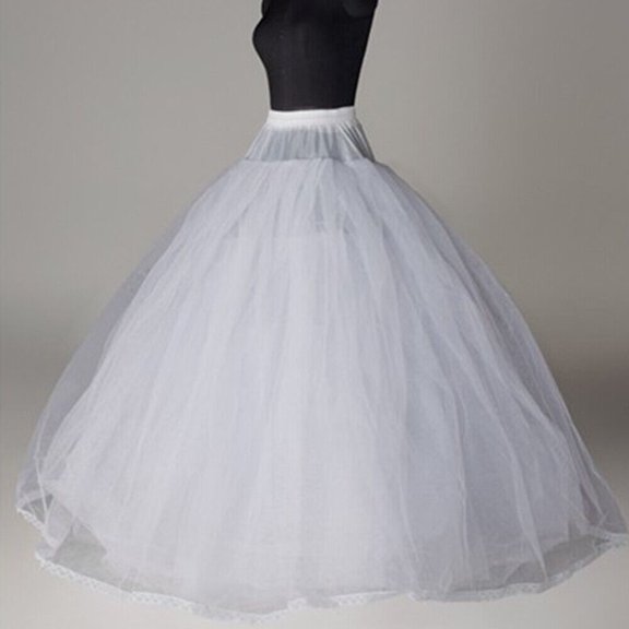 8 Layer Petticoat Skirt Crinoline Hoopless Underskirt for Bridal Wedding Dress