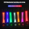thumbnail image 5 of Sioweci LED Light Up Armband High Visibility Outdoor Sports Flashing Luminous Safety Band Adjustable Night Walking Running Riding Glow Arm Strap Red, 5 of 13