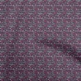 thumbnail image 1 of oneOone Velvet Dark Magenta Fabric Text Craft Projects Decor Fabric Printed By The Yard 58 Inch Wide, 1 of 5