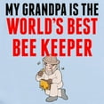 thumbnail image 2 of CafePress - My Grandpa Is The Worlds Best Bee Keeper Body Suit - Baby Light Bodysuit, Size Newborn - 24 Months, 2 of 4
