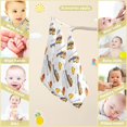 thumbnail image 2 of Coolnut 5 PCS Autumn Violins Leaves Baby Muslin Washcloths, Music Notes Face Towel Burp Cloths Ultrasoft Absorbent Cotton Bath Wipes Towels for Newborn Boys Girls, 2 of 6