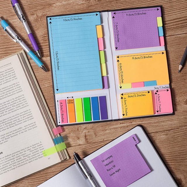 - Sticky Notes Set, Sticky Notes Tabs, 410 Pack, Divider Sticky Notes, School Supplies, Office Supplies, Planner Sticky Notes, Sticky Note Dividers Tabs, Book Notes, Bible Sticky Notes