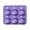 Purple, variant on Eolstice Skull Shaped Silicone Ice Tray, Novelty Ice Cu-be Mold, 6-Cavity DIY Ice Maker, For Cocktails, Cold Drinks, Themed Parties