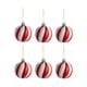 thumbnail image 2 of Adorno navideño colgante | Bola navideña roja y blanca | Adorno de plástico para árbol de Navidad para decoración navideña de interiores en el hogar, 2 of 7