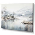 thumbnail image 2 of Designart "Silent Grey And Beige Modern Scandinavian Scenery" Modern Scandinavian Wall Art Prints, 2 of 7