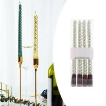 SeekLGT 4 Pack Colorful Twisted Spiral Taper Candles 13 Inch Rainbow Thread Dinner Candles Unscented Long Burn for Valentine Wedding Birthday Table Centerpiece