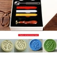 thumbnail image 2 of FlyFlise Kit de Tampons de Cire Classiques avec Bâtons de Cire pour Cartes Enveloppes, 2 of 8
