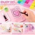 thumbnail image 4 of Colorful DIY Resin Rhinestone Kit for Bedazzling, 40000PC Resin Jelly Rhinestones for Bedazzling, 40 Colors 3mm Flatback Gems for Diamond Art 3Pcs B7000 Jewelry Glue for Bedazzled Nail Art, 4 of 7