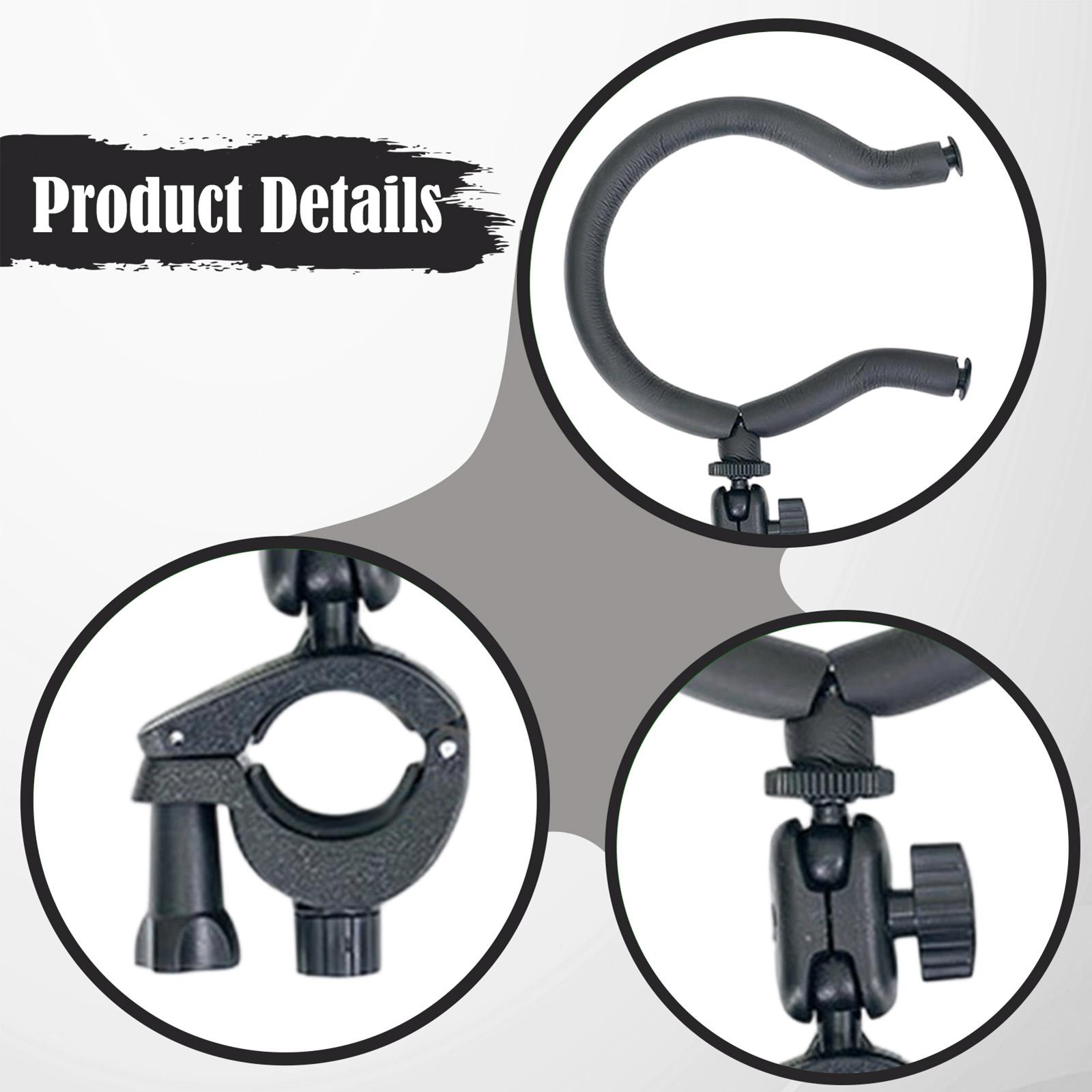 Cello Hanger Guitar Holder Music Stand Clamp Sturdy Iron Easy Fit for Studio Concert Stage