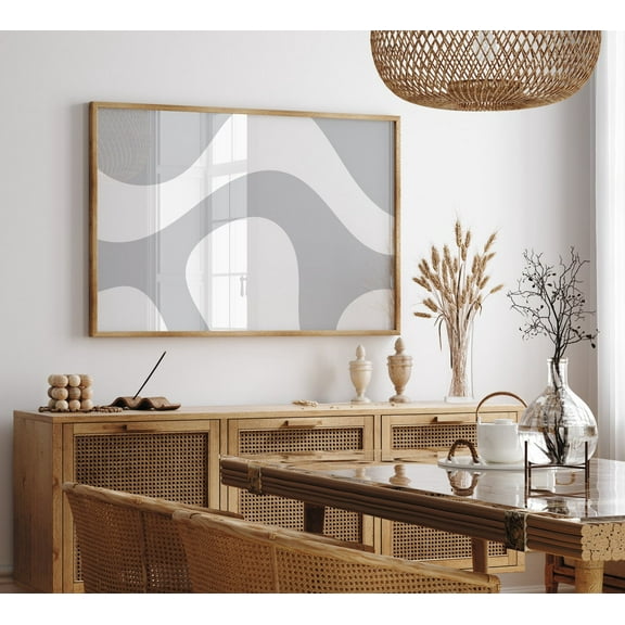 Grey Modern Abstract Print // Grey Minimalist Wall Art, Modern Art Print, Minimalistic Wall Decor, Grey Wall Art, Wall Art, Modern Wall Decor, 8x12 UNFRAMED