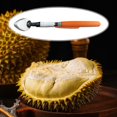 thumbnail image 1 of Durian Opener Tool Fruit Durian Shell Opener Clip Grado alimenticio Peeling Smooth Durable Manual Durian Shelling Machine para comestibles Regalos de Naranja perfecl Abridor de durián, 1 of 8