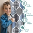 thumbnail image 3 of Blackout Kids Curtains,Boho Bohemia Geometric Line Art Childrens Insulated Curtains Set Of 2,Bedroom Essentials,Toddler Room Decor 52"x63"(132x160cm), 3 of 4