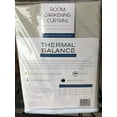 thumbnail image 2 of Thermal Balance Set Of 2 Ivory Sand Room Darkening Curtains 52"W X 84"L - New Ob, 2 of 2