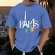 thumbnail image 2 of Playeras De Algodon Camiseta De Manga Corta Para Hombre, Camisetas Casuales Con Estampado Festivo Y Ventilado, 2 of 6