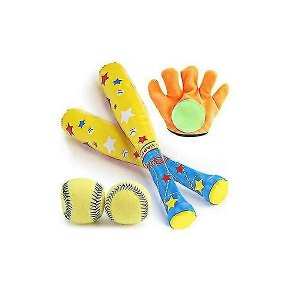 Soft Baseball Sports Suit for Kids Baseball Toy Set Baseball Bats Gloves Balls for Kids Outdoor Sports Toys Ball Game Kids Gift