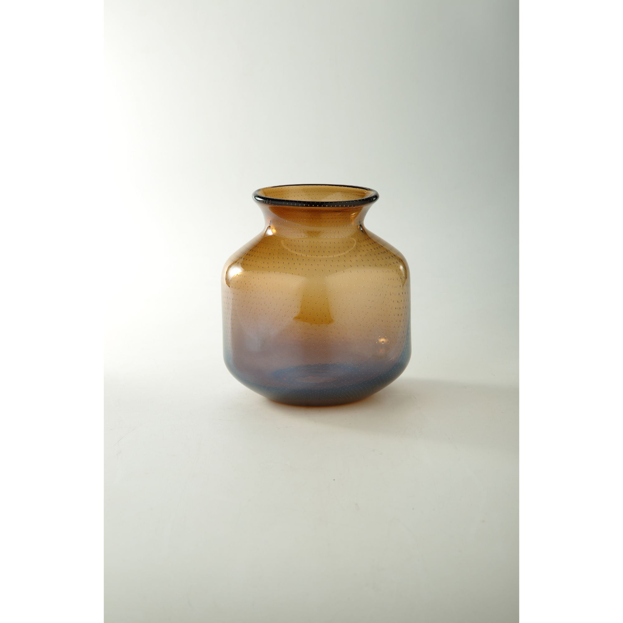 Brown Dot Pattern Embossed Glass Bud Vase - Walmart.com