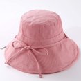 thumbnail image 6 of CoCopeaunts Black Bucket Hat New Beach Bow Belt Basin Hat for Women Female Ladies Bucket Hats Summer Mesh Lining Sun Cap, 6 of 8