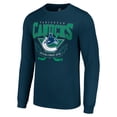 thumbnail image 2 of Men's Starter Navy Vancouver Canucks Team Logo Graphic Long Sleeve T-Shirt, 2 of 3