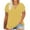 Yellow, variant on Ayolanni Green T Shirts for Women Plus Size Short Sleeve V-Neck Solid T-Shirts Girls'Tops, Tees & Blouses 2x