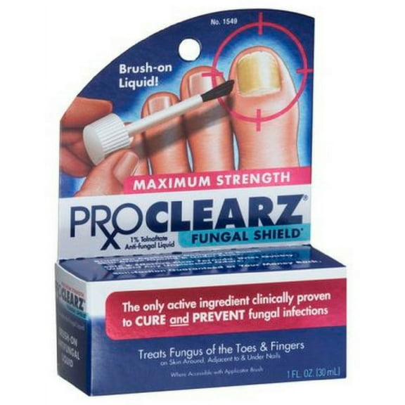 Pro Clearz Fungal Shield Brush-On Antifungal Liquid, Maximum Strength 1 oz (Pack of 2)