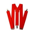 thumbnail image 1 of Bretelles Ajustables Unies pour Homme de 1 Po de Large, Rouge, 1 of 1