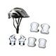 thumbnail image 2 of Juego de rodilleras y casco para patineta para niños, casco para bicicleta, 2 of 8