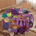 thumbnail image 4 of The Powerpuff Girls Round Tablecloth Print Decorative Table Cover Washable Table Cloths for Dining Party Picnic 36x36in, 4 of 8