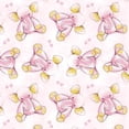 thumbnail image 2 of David Textiles Inc. 42" 100% Cotton Flannel Sleepytime Elephants Sewing & Craft Fabric By the Yard, Pink, 2 of 2