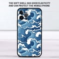 thumbnail image 1 of Funda de estilo japonés para Apple iPhone, carcasa negra para iPhone 11, 13, 12 Pro, 7, XR, X, XS Max, 8, 6, 6S Plus, 5, 14, SE, 2020, 13Pro Fivean unisex, 1 of 2