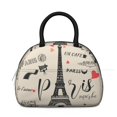 thumbnail image 3 of Paris Vintage Style Travel Backpack, Fashionable Girly Pink Bag for Exploring New Adventures, 3 of 4