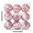 thumbnail image 3 of Colgante de Bola de Encaje Xihbxyly para Decoración de Árbol de Navidad colorida, 3 of 7